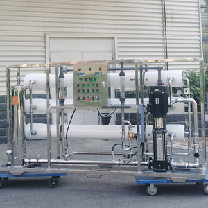 เครื่องกรองน้ำอุตสาหกรรม JINSWE ระบบ RO พร้อมไส้กรองกำจัดเหล็ก กำจัดเกลือ ถังแรงดัน ปั๊ม และ PLC 500 ลิตร/ชั่วโมง 2 กิโลวัตต์ - Product Image 6