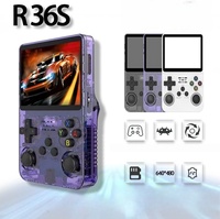 Nouvelle console de jeu portable rétro R36S de 3.5 pouces équipée d'un stockage Linux de 64 Go prend en charge le lecteur