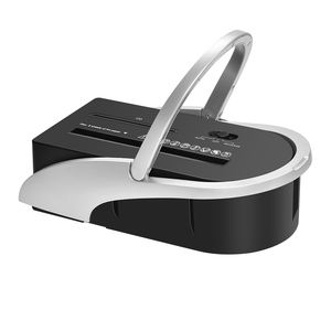 Trituradoras de papel de grado comercial Trituradora de tarjetas de CD eléctrica portátil Oficina A4 A5 Máquina trituradora de papel de documentos de corte cruzado - Product Image 5