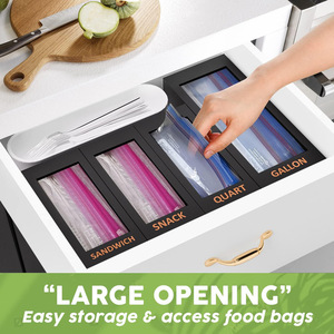 Bamboo Food <b>Storage</b> <b>Box</b> Rectangular 18L Eco-Friendly <b>Kitchen</b> Drawer Organizer - Product Image 3
