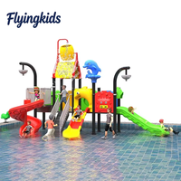 Parc aquatique de natation, jeux, équipements de terrain de jeux, toboggan aquatique en plastique et métal, piscine à thème, parc aquatique de loisirs, extérieur résidentiel