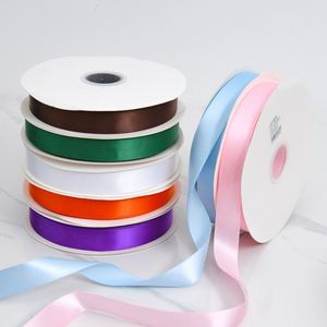 Ruban en polyester double face personnalisé, couleur et taille au choix, 2 cm x 100 yards, durable et tendance, pour emballages cadeaux d'anniversaire, de Noël et décorations de fêtes - Product Image 1