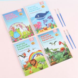 Comes with Paint Gouache Watercolor Paper Coloring <b>Book</b> 13x19cm Can Be Used As a Bookmark - Product Image 6
