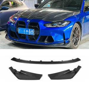 Accessoires de voiture de lèvre avant en Fiber de carbone sèche de haute qualité lèvre de becquet de pare-chocs avant de Style <span class=keywords><strong>CSL</strong></span> pour BMW M3 <span class=keywords><strong>M4</strong></span> G80 G82 G83 - Product Image 1