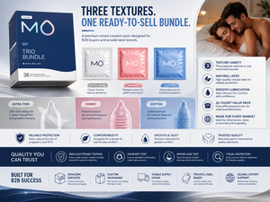 International Standards ISO 9001 Factory Wholesale <strong>Condoms</strong> Custom Logo Trio Bundle Latex <strong>Condoms</strong> CE ISO 510K Approved - Product Image 6