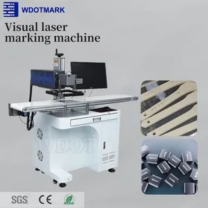 20W/30W/50W Fiber Visual Positioning Laser Marking <b>Machine</b> <b>Engraver</b> <b>Machine</b> with Production Line - Product Image 1
