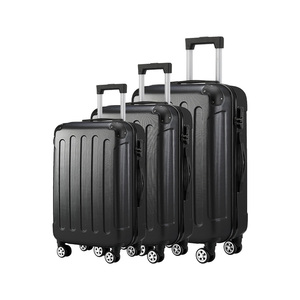 Leader Luggage <span class=keywords><strong>Set</strong></span> mit 2 maßge schneider ten 14-und 22-Zoll-Koffern Schwarzes Gepäck mit TSA-Schlössern - Product Image 5
