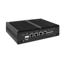 Solución de Computadora Thin Client Sin Ventilador, 4 Lan, 6COM, Core I7 8550u 7100U, Pantalla LVDS EDP, Módulo 4G, EFI BIOS, Componentes de PC Industriales