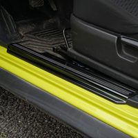 TELLIKA bande de seuil de voiture protecteur de seuil de porte protection de plaque de seuil pour Suzuki jimny JB74 JB64 accessoires 2018 2022 2023 2024