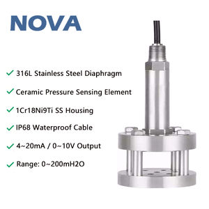 Transmisor de Nivel Sumergible Anticorrosión PL307, 4-20mA, IP68, Sensor de Nivel de Líquido Impermeable para Aguas Residuales y Lodos - Product Image 6
