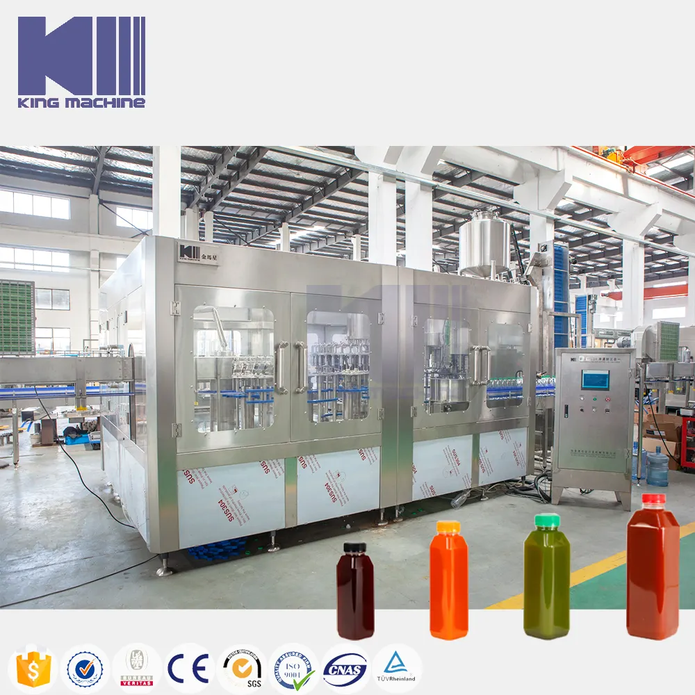 Completa la linea intera di produzione automatica del succo della bottiglia di plastica da 500-2000ml che fa la macchina di rifornimento