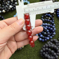Perles de 12 mm en gros, cristaux de guérison, perles de cristal naturelles, bracelets en cornaline de haute qualité pour cadeau, pierre