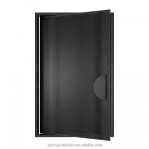 Porte d'<span class=keywords><strong>entrée</strong></span> pivotante moderne en aluminium sur mesure, à rupture de pont thermique, pour extérieur - Product Image 4