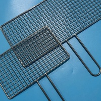 Grille de cuisson portable et réutilisable en acier inoxydable 304 de haute qualité, filetage interne 1,8 mm, pour barbecue au charbon de bois, durable, de qualité alimentaire, anti-cendres