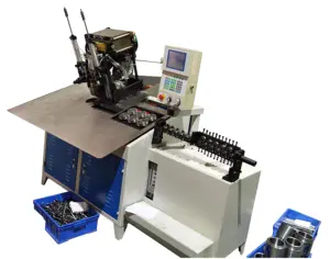 Máquina de dobra e solda de extremidade CNC SS de frequência intermediária 2D para gaiola de animais de estimação