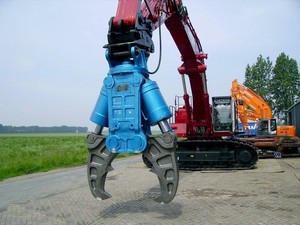 油圧式剪断機 20-25トン 85cm 油圧ショベル用油圧剪断機 油圧解体剪断機 油圧式コンクリート破砕機 - Product Image 4