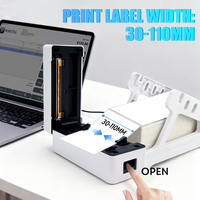 Printer Label Thermal OCOM OCBP-406DT Ukuran Kertas Maksimal 104mm, USB, Pencetak Label Barcode Kecepatan Tinggi untuk Logistik & Penggunaan Waybill