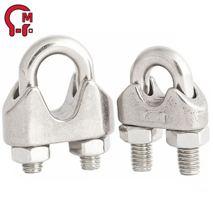 Abrazadera <span class=keywords><strong>de</strong></span> Cable Industrial HLM Resistente al Desgaste, Práctica para Aparejos <span class=keywords><strong>de</strong></span> <span class=keywords><strong>Muelle</strong></span>, Fijación <span class=keywords><strong>de</strong></span> Cables <span class=keywords><strong>de</strong></span> Cercas y Sujeción <span class=keywords><strong>de</strong></span> Cuerdas <span class=keywords><strong>de</strong></span> Carga Pesada - Product Image 1