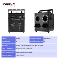 Machine à fumée et bulles LED RGB 1500W avec contrôle DMX et 2 dispositifs à effet de fumée pour mariages