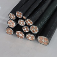 Cable de Alimentación Trifásico de Cuatro Hilos con Aislamiento de PVC y Núcleo de Cobre YJV, 0.6kV 1kV, Estándar Nacional