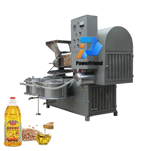Powerfriend tự động xoắn ốc Máy ép dầu-quy mô nhỏ vắt dầu cho đậu phộng, hạt cải dầu, hạt hướng dương chế biến - Product Image 2