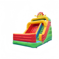 Thème Soleil de Haute Qualité pour Château Gonflable, Conception Amusante pour Enfants, Fête en Jardin Extérieur, Aire de Jeux, Location Commerciale, PVC