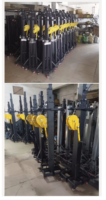 Soporte de elevación manual para exteriores de 6M con puntal vertical y estabilizadores para altavoces Line Array