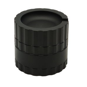 Broyeur à herbes en aluminium de haute qualité avec logo personnalisé, broyeur à tabac en métal, 4 pièces, accessoires pour fumer, boutique de fumeurs avec cendrier - Product Image 4