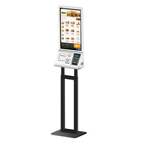 Terminal tactile HONGNUO pour commande facile avec logiciel personnalisé, kiosque de commande automatique pratique pour restaurant, café, restauration rapide