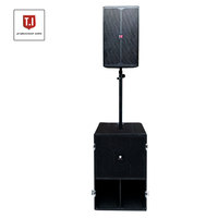 Enceinte DJ Professionnelle 10 Pouces Active/Passive Deux Voies pour Passionnés de Musique