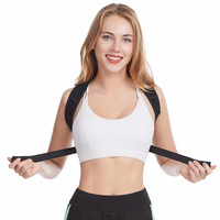 Correcteur de posture respirant, soutien dorsal entièrement réglable, redresseur de colonne vertébrale supérieure, soutien du cou, des épaules et du dos, soulagement de la douleur