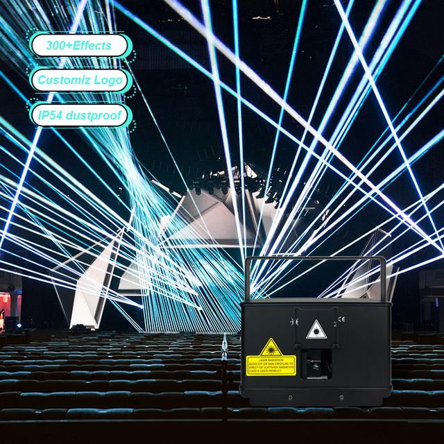 Night Club & DJ Favorite: 1W Full Color RGB Indoor Laser Light - Wholesale, ILDA & DMX Control