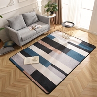 Tapis 3D moelleux en velours nordique Alfombras tapis modernes tapis salon