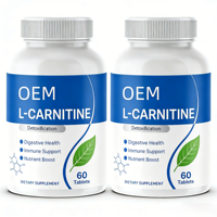 Comprimés de L-carnitine à base de plantes en gros (OEM/ODM) – 60 unités – Soutien digestif et immunitaire pour adultes, et complément pour la santé cérébrale