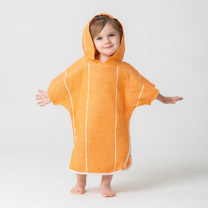 Pestemal à capuche serviette turque plage piscine Poncho pour toutes les tailles château de coton vert surfeur serviette changer de vêtements pour enfants adultes - Product Image 1