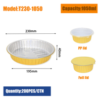 Meilleure vente Peigne à gâteau en feuille d'aluminium robuste Texture de cuisson Variété en vrac Casseroles à pizza alimentaire en feuille d'aluminium fabriquées en Chine