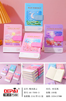 Dessin animé mignon feuilles mobiles cahier créatif papeterie A5 créatif couleur Page étudiant cahier clair estampage carnet d'enregistrement