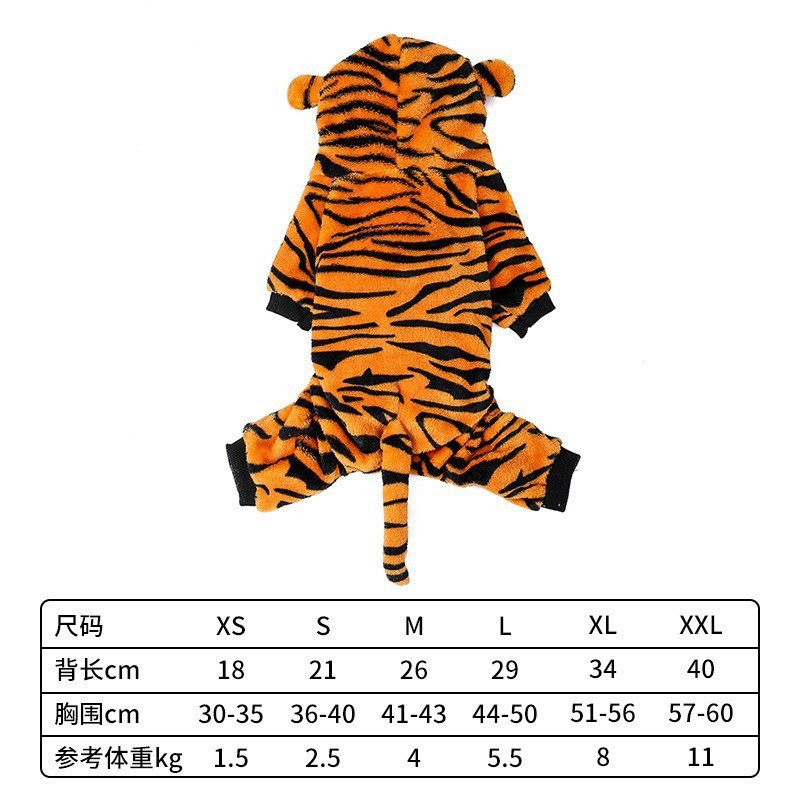 Déguisement de tigre