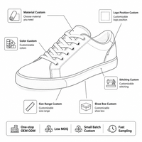 Chaussures personnalisées OEM/ODM - Tige en PU, semelle extérieure en caoutchouc, fermeture auto-agrippante, respirantes, légères, design tendance, toutes saisons
