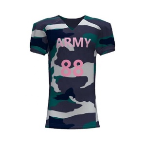 Tonton de Polyester de vêtements de Sport De Sublimation Personnalisé Camo Maillot De Football Américain - Product Image 1