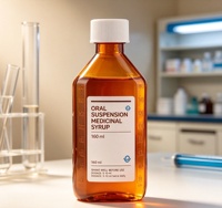 Bouteilles ovales en PET pour pharmacie, 1oz, 2oz, 4oz, 6oz, 8oz, 12oz, 16oz, avec bouchon CR, pour liquides concentrés – Vente chaude
