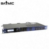 Amplificateur de puissance audio professionnel DAYMIC PA-1-K3 à 6 canaux avec égaliseur/compresseur et crossover bas/moyen/haut pour scène de concert et KTV