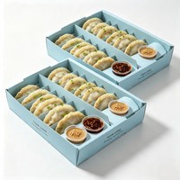 Boîte d'emballage personnalisable en carton biodégradable et recyclable pour vente en gros, idéale pour les raviolis, poulet frit et restauration rapide