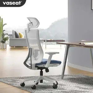 Высококачественный стол с высокой спинкой и сеткой из искусственной кожи, эргономичное кресло с откидывающейся спинкой для гонок, эргономичное компьютерное кресло