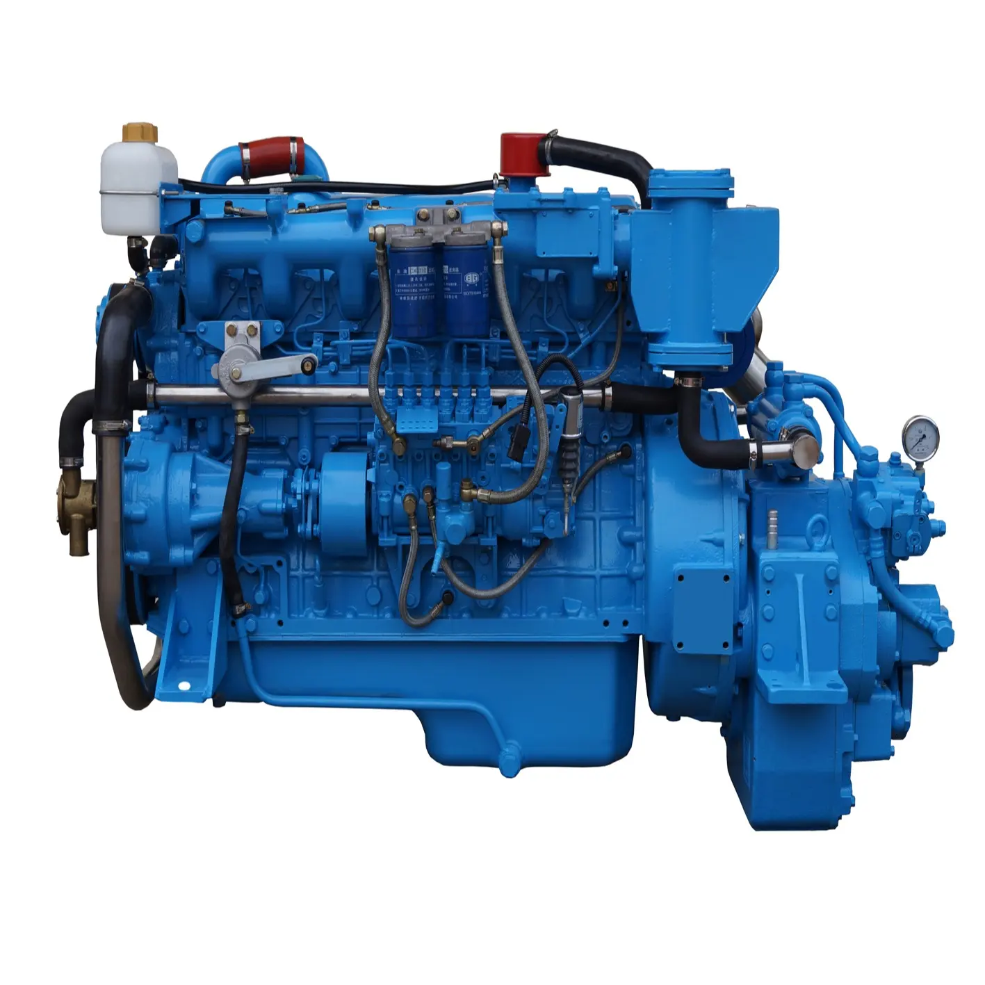 Deniz dizel motor TDME-6112TI 6 silindir 200HP güç tekne şanzıman 120C
