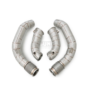 Tuyau d'échappement Performance Downpipe pour BMW M5 F90 4.4T S63 2017-2023, système d'échappement bi-turbo, tuyau de mise à niveau - Product Image 6