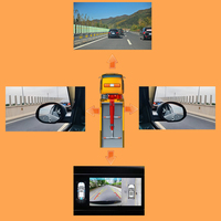 Firecore HX-9003 voiture 360 caméra DVR moniteurs 8 canaux Dashcam étanche 1080p véhicule boîte noire caméra de voiture pour voiture Bus camion