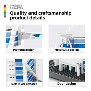 Bloques de Construcción Educativos Wange, Modelo del Hotel Burj Al Arab de Dubái, Compatible con Partículas Pequeñas, 5220 Piezas, Arquitectura para Emiratos Árabes Unidos - Product Image 3