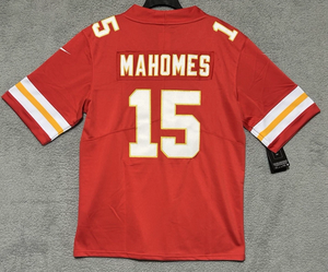Nouveau maillot Kansas City 2026 # Maillot de football américain brodé 15 Patrick Mahomes Travis Kelce Isiah Pacheco <span class=keywords><strong>Xavier</strong></span> Worthy Jones - Product Image 3