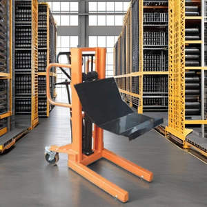 Chariot élévateur manuel pour fûts, transpalette hydraulique pour la manutention des barils, équipement de levage de matériaux - Product Image 3